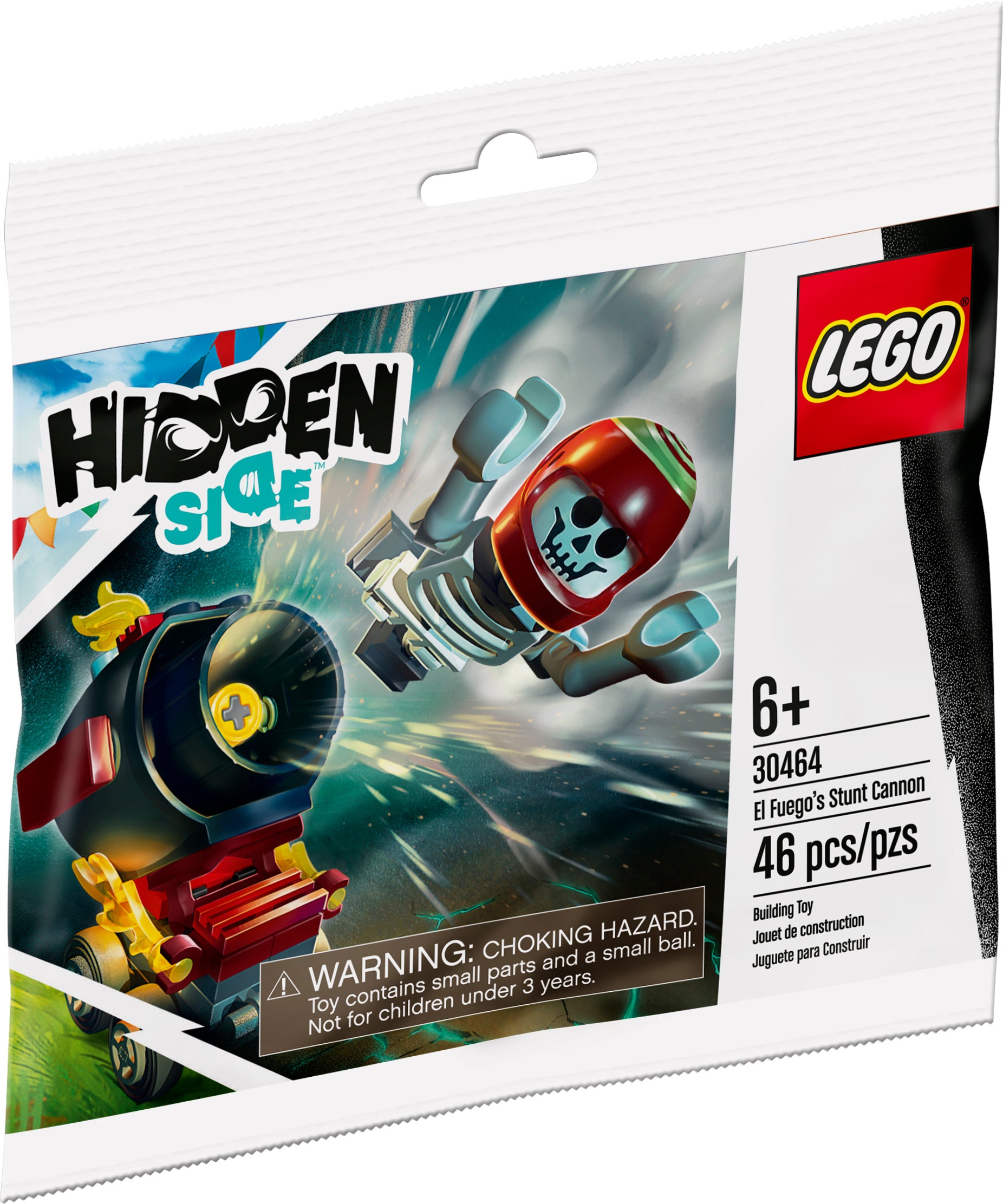 LEGO Hidden Side El Fuego's Stunt Cannon Polybag Set 30464 Bagged